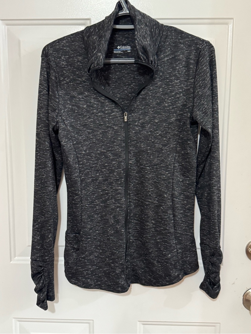 Columbia Women’s Black Space-Dye Full-Zip Active Jacket